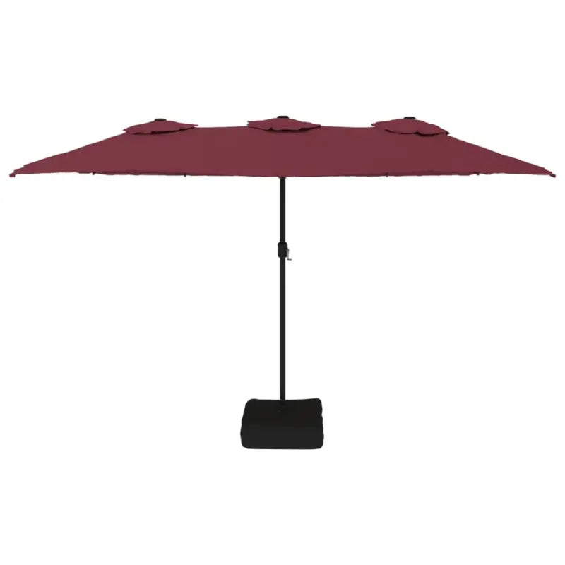 Elegante dubbele parasol voor schaduw en uv-bescherming - Parasols en zonneschermen