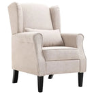 Elegante fauteuils inclusief kussen voor stijlvol comfort in huis - Beige / 1 - Fauteuils & Relaxfauteuils
