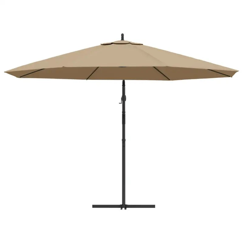 Elegante hangende parasol met metalen paal voor schaduw en UV-bescherming - Parasols en zonneschermen