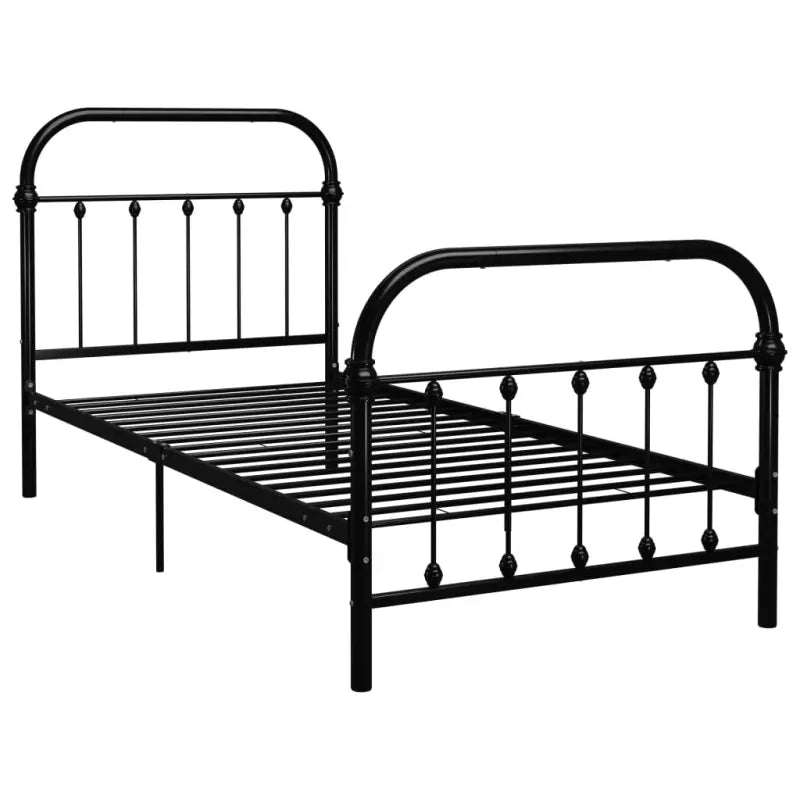 Elegante metalen bedframe met stevige constructie en comfortabel lattenbodem - Bedden & bedframes