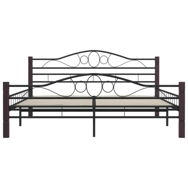 Elegante metalen bedframe met stevige ondersteuning - Bedden & bedframes