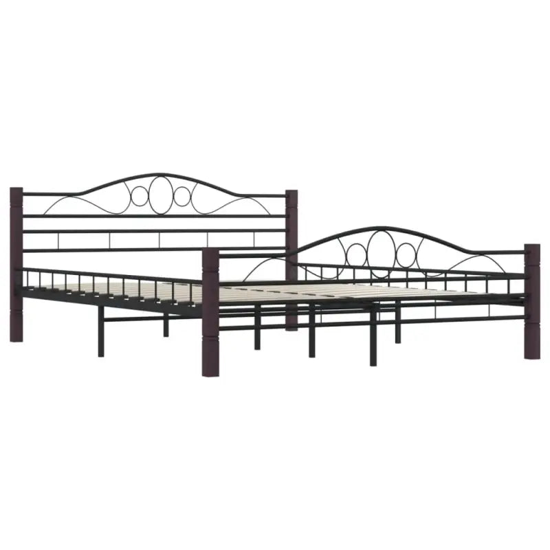 Elegante metalen bedframe met stevige ondersteuning - Bedden & bedframes