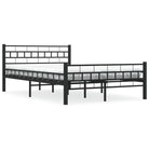 Elegante metalen bedframe met stevige staalconstructie - Bedden & bedframes