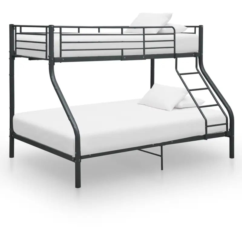 Elegante metalen stapelbed voor kinder- en compacte kamers - Zwart / Nee - Bedden & bedframes