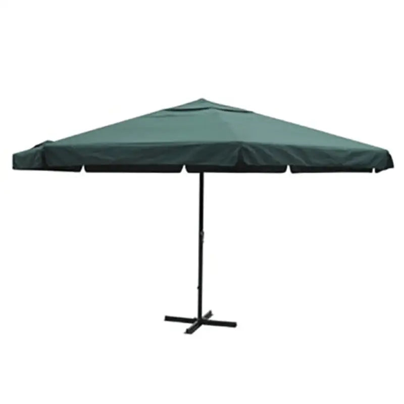 Elegante parasol met aluminium paal voor shade en uv-bescherming - Groen / 500 cm / 1 - Parasols en zonneschermen