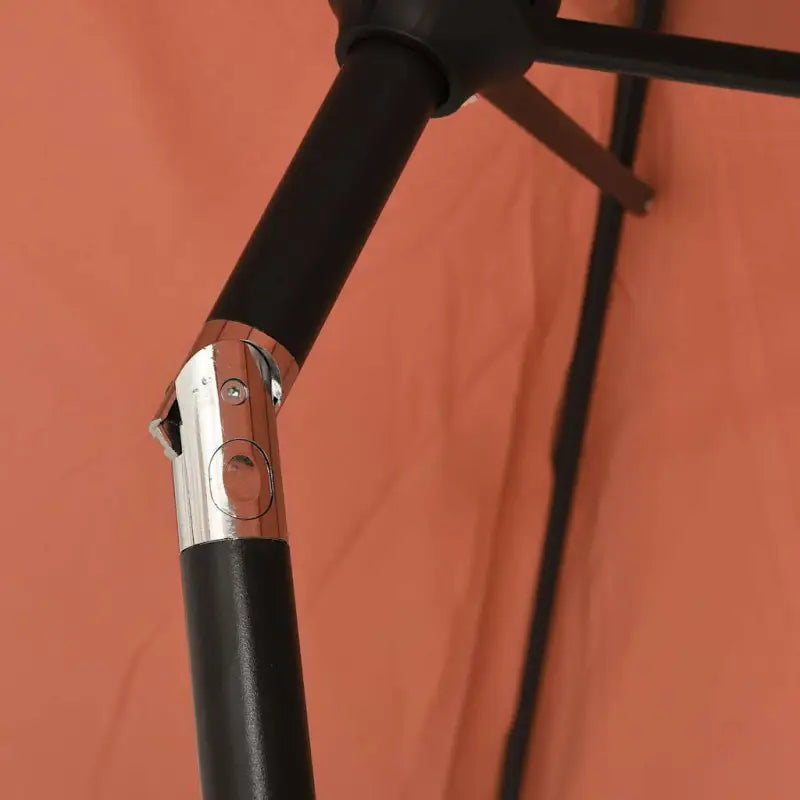 Elegante parasol met stalen paal voor schaduw en uv-bescherming - Parasols en zonneschermen