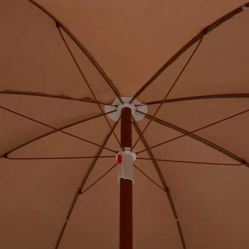 Elegante parasol met stalen paal voor UV-bescherming en schaduw - Parasols en zonneschermen