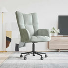 Elegante relaxfauteuil met hoogte verstelbaar en graden draaibaar ontwerp - Lichtgrijs / 1 - Fauteuils & Relaxfauteuils