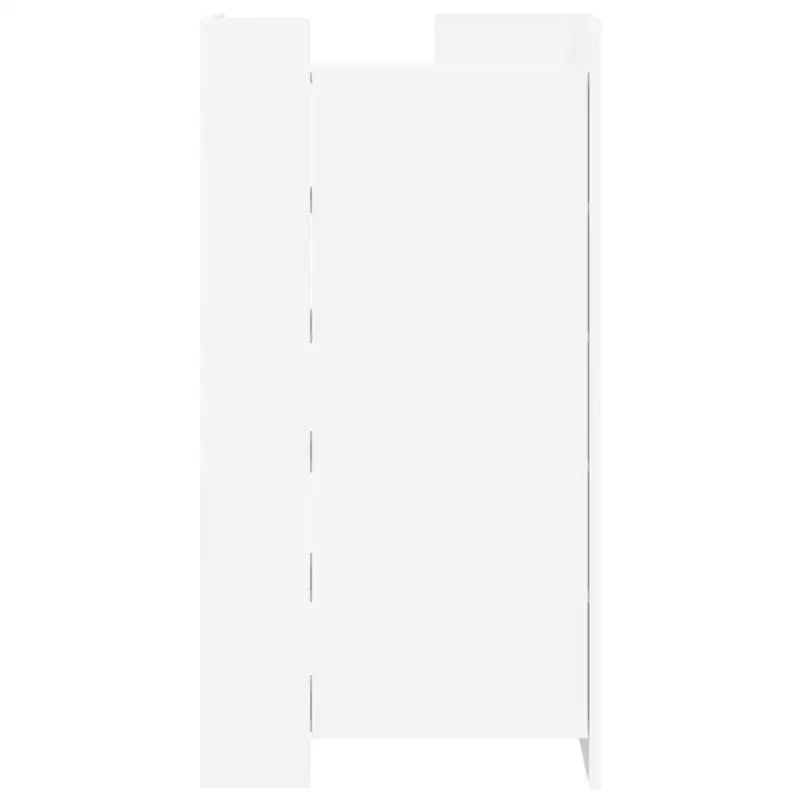 Elegante schoenenkast van bewerkt hout voor een opgeruimde ingang - Schoenenrekken