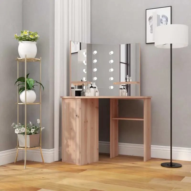 Elegante slaapkamerkaptafel in moderne stijl - Eiken / 1 - Slaapkamerkaptafels