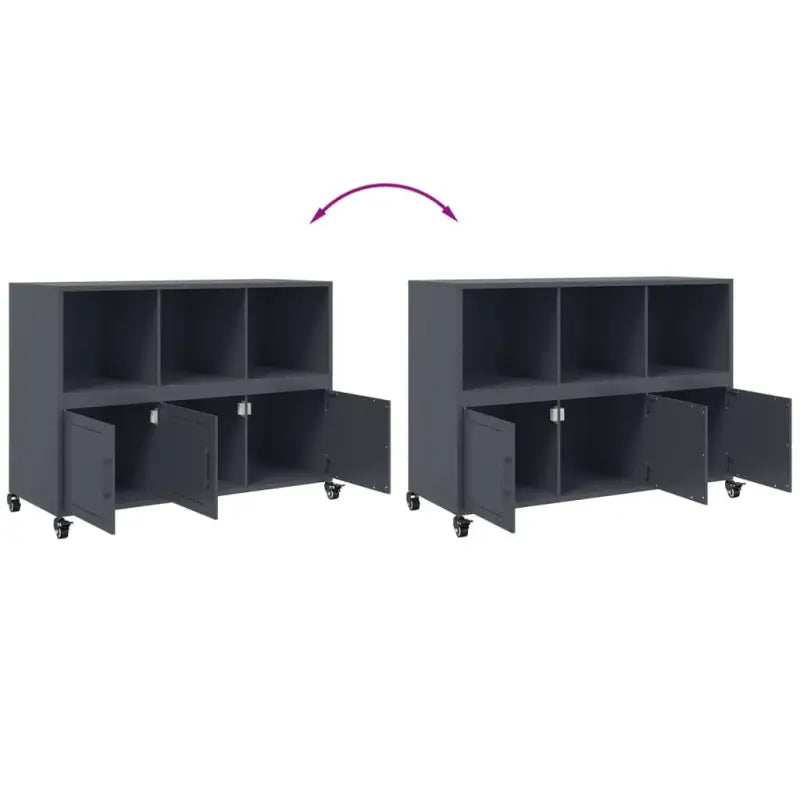 Elegante stalen dressoir voor een moderne uitstraling - Dressoirs & buffetkasten