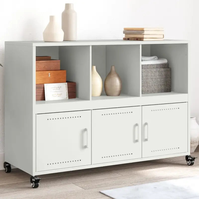 Elegante stalen dressoir voor een moderne uitstraling - Wit / 1 - Dressoirs & buffetkasten