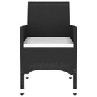 Elegante tuinset met poly rattan en massief acaciahout materialen - Tuinsets