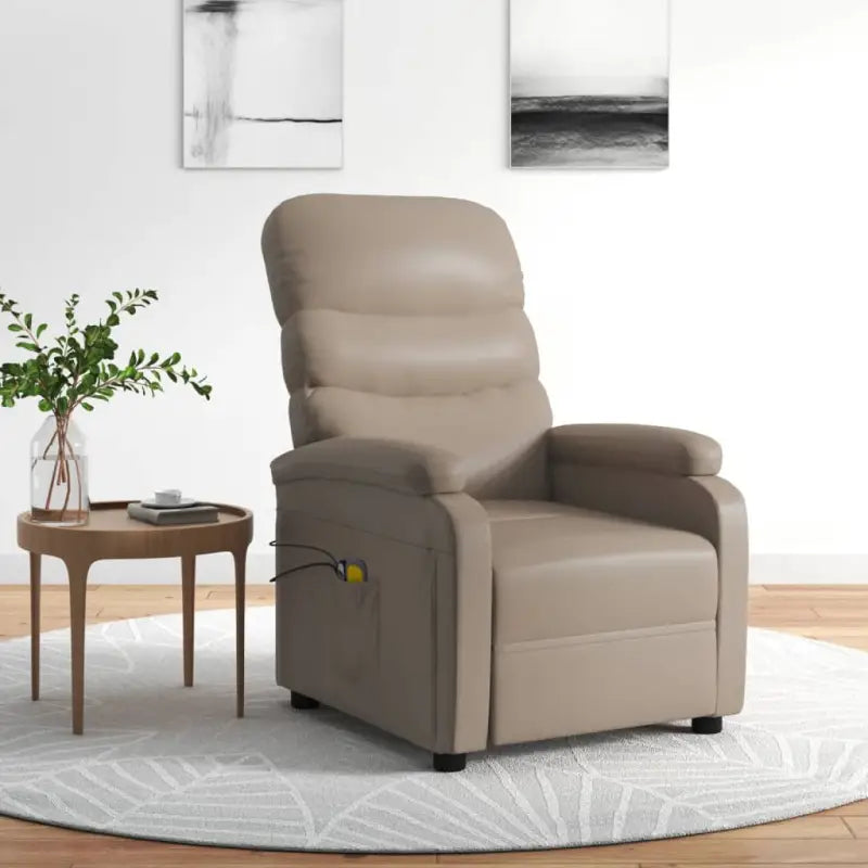 Elektrische massagestoel met verstelbare functies voor ultiem comfort - Cappuccino / 1 - Elektrische massagestoelen