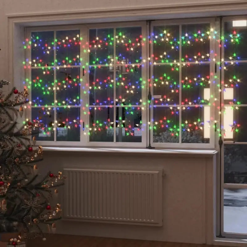 Energiebesparende LED’s sterrenlichtgordijn met lange verlengkabel - Multikleur / 500 / 1 - Kerstverlichting