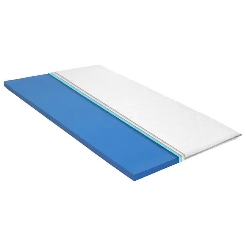 Extra zacht dekmatras met wasbare hoes en laag schuim voor optimaal comfort - 80 x 200 cm - Dekmatrassen