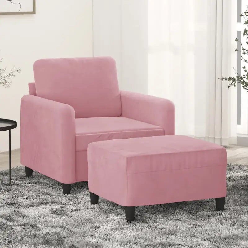 Fauteuil Banken voor cozy ontspanning en stijlvolle uitstraling - Roze - Banken