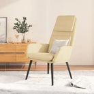 Fauteuil met optimaal zitcomfort en zachte bekleding - Crème / 1 / Zonder voetensteun - Fauteuils & Relaxfauteuils