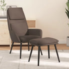 Fauteuil met optimaal zitcomfort en zachte bekleding - Taupe / 1 / Met voetensteun - Fauteuils & Relaxfauteuils