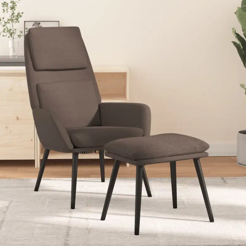 Fauteuil met optimaal zitcomfort en zachte bekleding - Taupe / 1 / Met voetensteun - Fauteuils & Relaxfauteuils