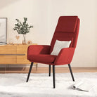 Fauteuil met optimaal zitcomfort en zachte bekleding - Wijnrood / 1 / Zonder voetensteun - Fauteuils & Relaxfauteuils