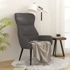Fauteuil met optimaal zitcomfort en zachte stofbekleding - Donkergrijs / 1 / Zonder voetensteun - Fauteuils &