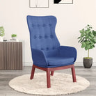 Fauteuil voor optimaal zitcomfort en stevigheid in elke ruimte - Blauw / 1 / Zonder voetensteun - Fauteuils &