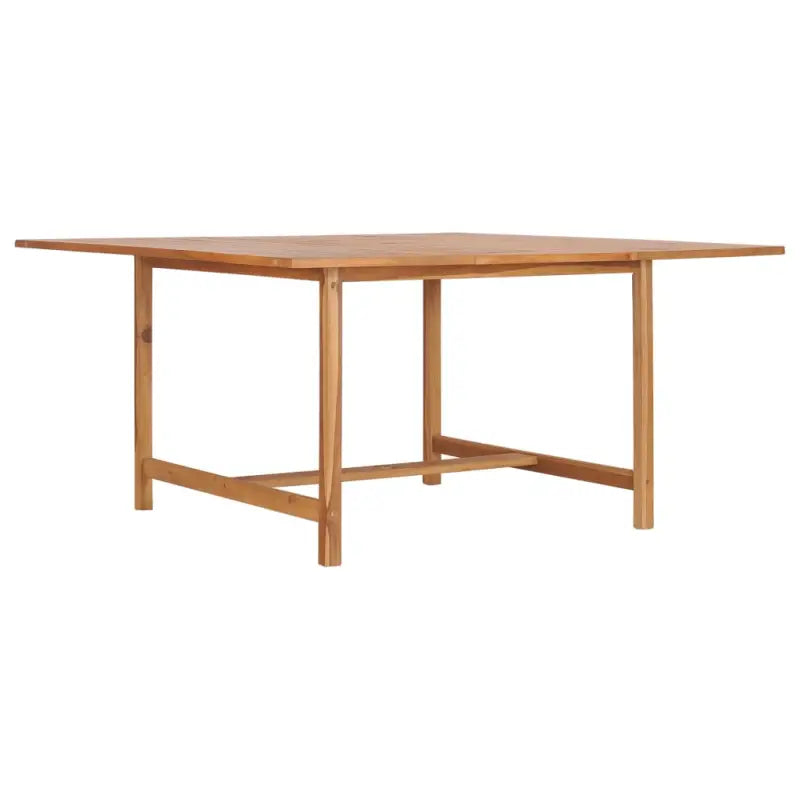Fijn geschuurde teakhouten eettafel met waterbasis afwerking - 150 x 150 x 76 cm / 1 / Vierkant - Tuintafels