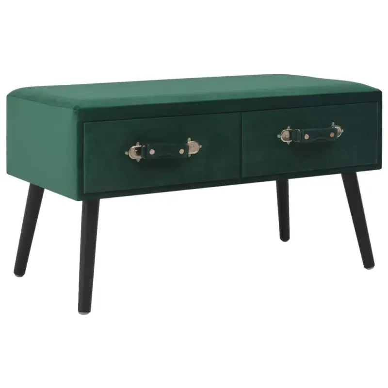 Fluwelen salontafel met massief grenenhout voor een luxe interieur - Groen / 1 - Salontafels