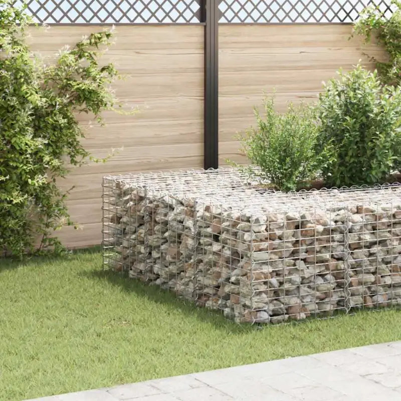 Gabion plantenbak voor een stijlvolle tuinborder - 60 x 60 x 60 cm / 1 - Bloempotten & plantenbakken