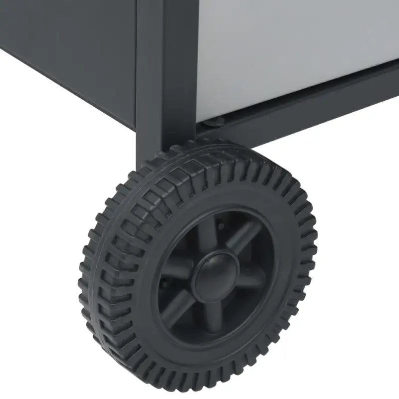 Gasbarbecue in roestvrij staal met stevige zwenkwielen voor tuinfeest - Barbecues