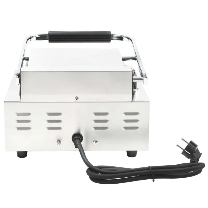 Gegroefde Panini Grill met Gietijzeren Platen voor snel grillen - Elektrische bakplaten & grills