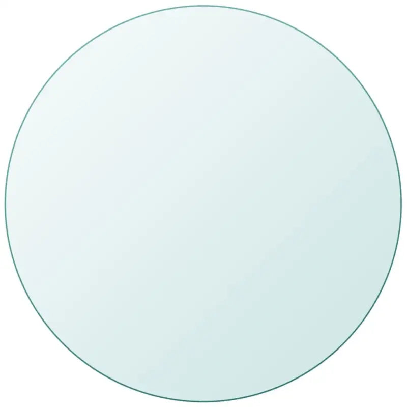 Gehard glazen tafelblad voor eettafels salontafels - Doorzichtig / Ø 40 cm / 1 - Tafelbladen