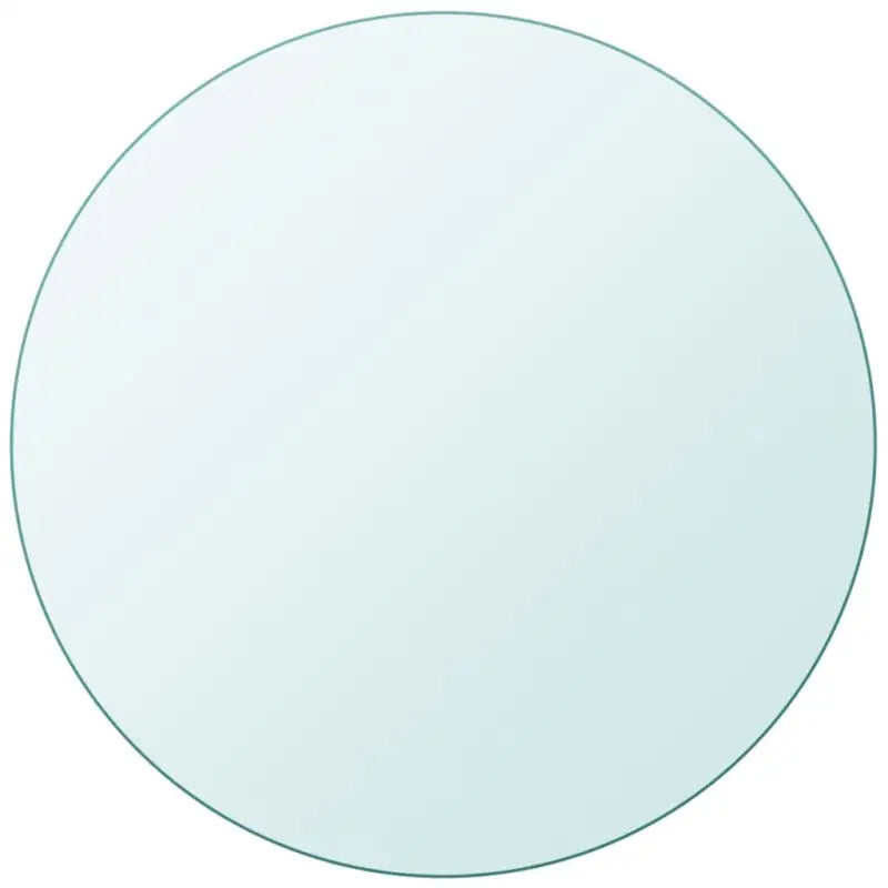 Gehard glazen tafelblad voor eettafels salontafels - Doorzichtig / Ø 80 cm / 1 - Tafelbladen