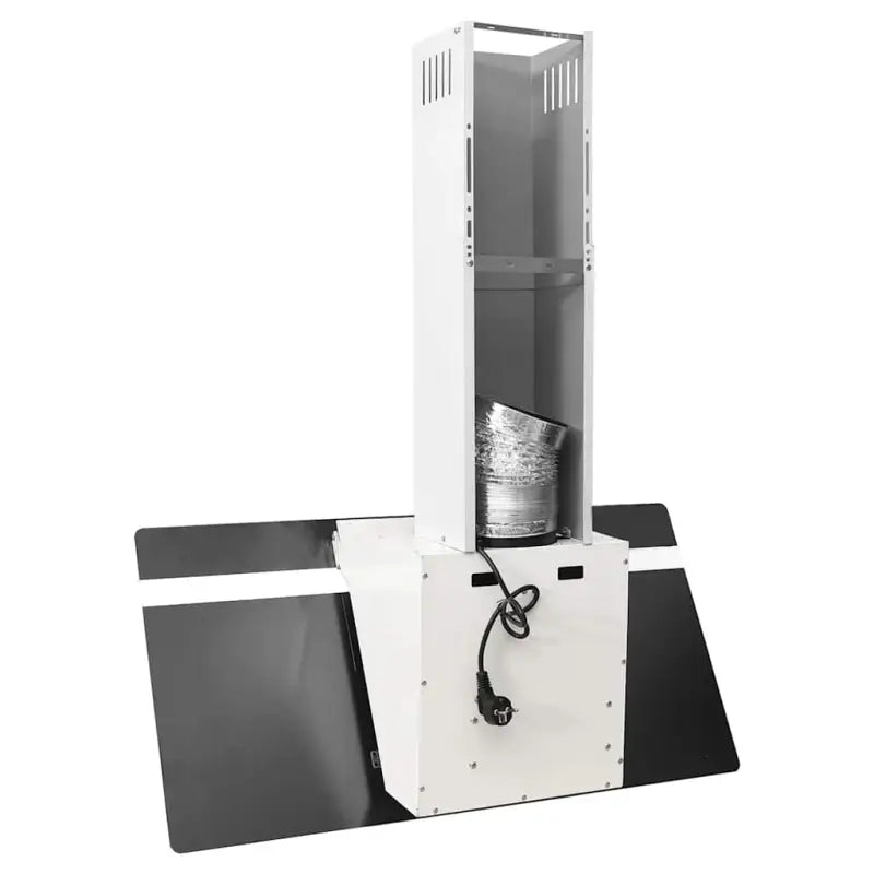 Geluidsarme wandafzuigkap met wasbaar vetfilter en gehard glas - Afzuigkappen