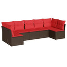 Gepoedercoat staal loungeset met poly rattan voor een comfortabele zitervaring - Tuinsets