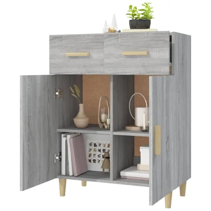 Graues Sonoma dressoir met trendy ontwerp en gemakkelijk schoon te maken oppervlak - Dressoirs & buffetkasten