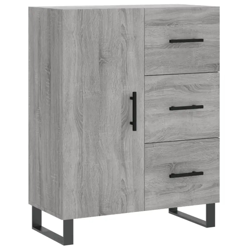 Grijs Sonoma Dressoir met bewerkt hout voor een tijdloze uitstraling - Dressoirs & buffetkasten