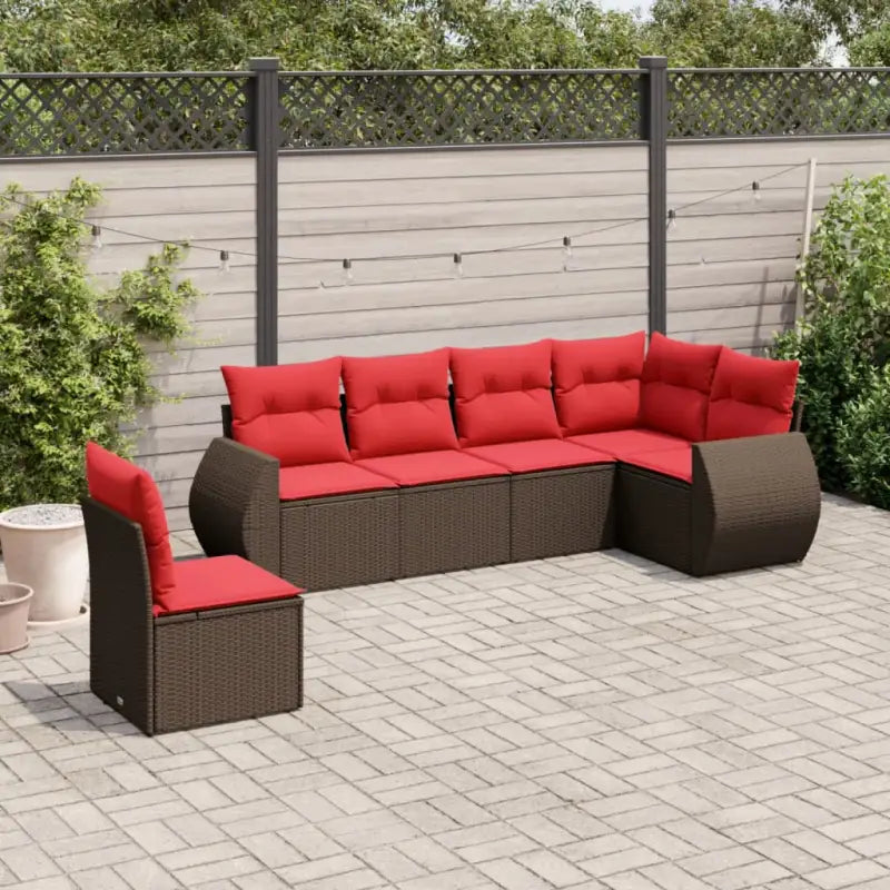 Grijze tuinset van gepoedercoat staal met waterdichte tas en comfortabele zitruimte - Bruin en rood / Zonder tafel