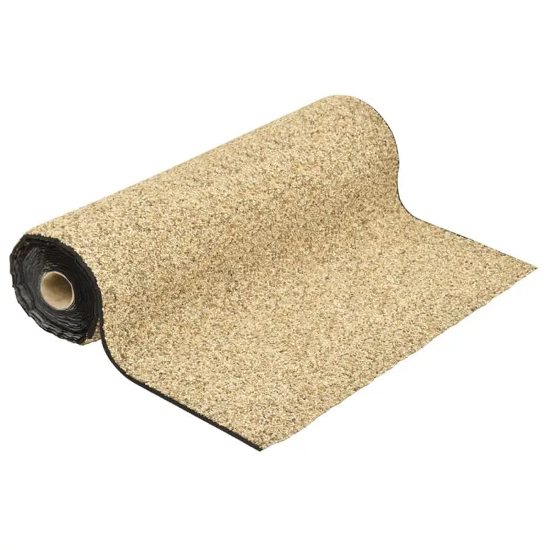 Grindfolie in natuurlijke zandkleur met nonwoven PP-fleece en drinkwaterveilige lijm - natuurlijk zandkleurig / 400 x