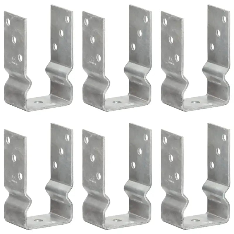 Grondankers met stevige constructie en voorgeboorde gaten for duurzame buitenruimte - 8 x 6 x 15 cm / 6 - Grondankers