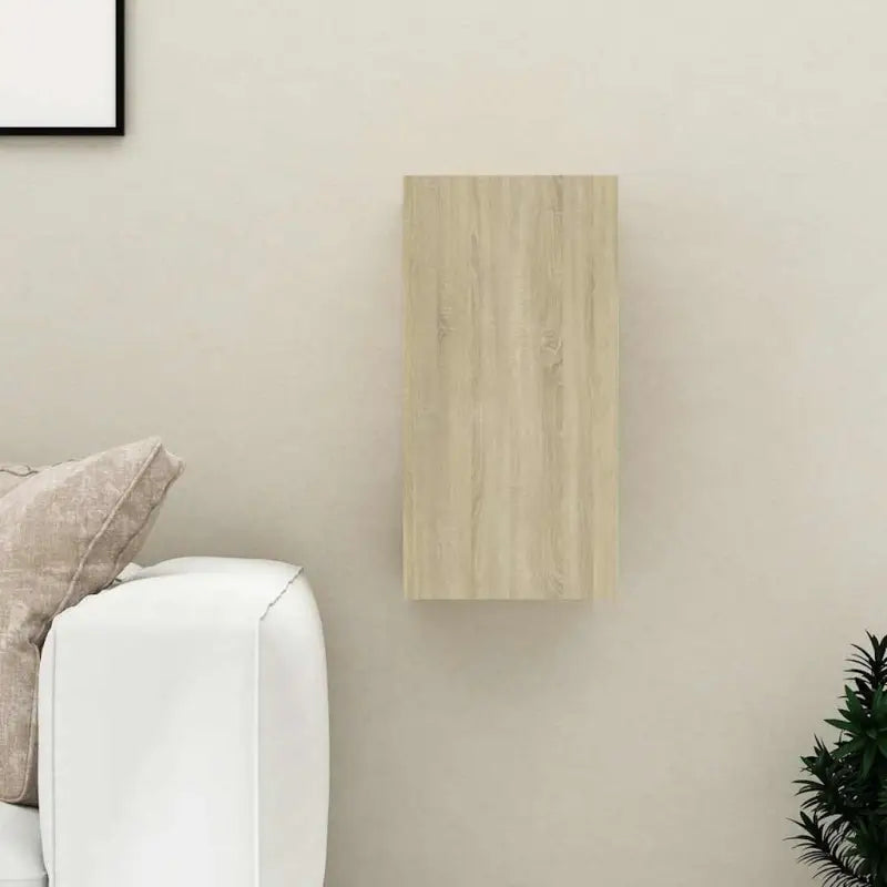Hangende Tv-meubel van bewerkt hout voor een trendy woonkamer sfeer - Sonoma eiken / 1 / 60 cm - Tv-meubels
