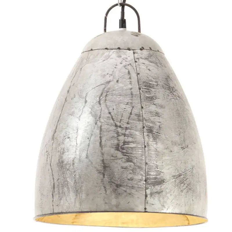 Hanglamp met witte coating voor woonkamer en eetkamer interieur - Zilver / Ø 32 cm / 1 - Lampen