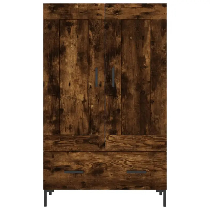 Hoge kast van bewerkt hout met duurzame en unieke charme - Dressoirs & buffetkasten