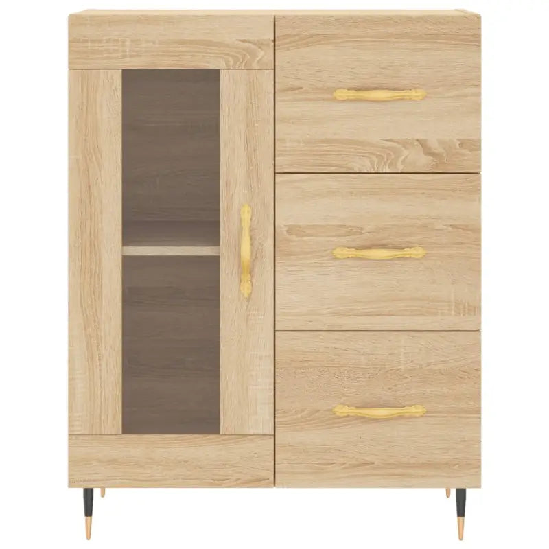 Hoge kast van bewerkt hout met unieke charme en duurzame kwaliteit - Dressoirs & buffetkasten