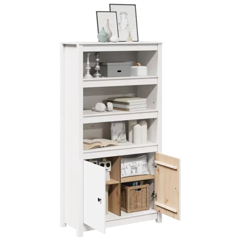 Hoge kast van massief grenenhout voor een klassieke uitstraling - Dressoirs & buffetkasten