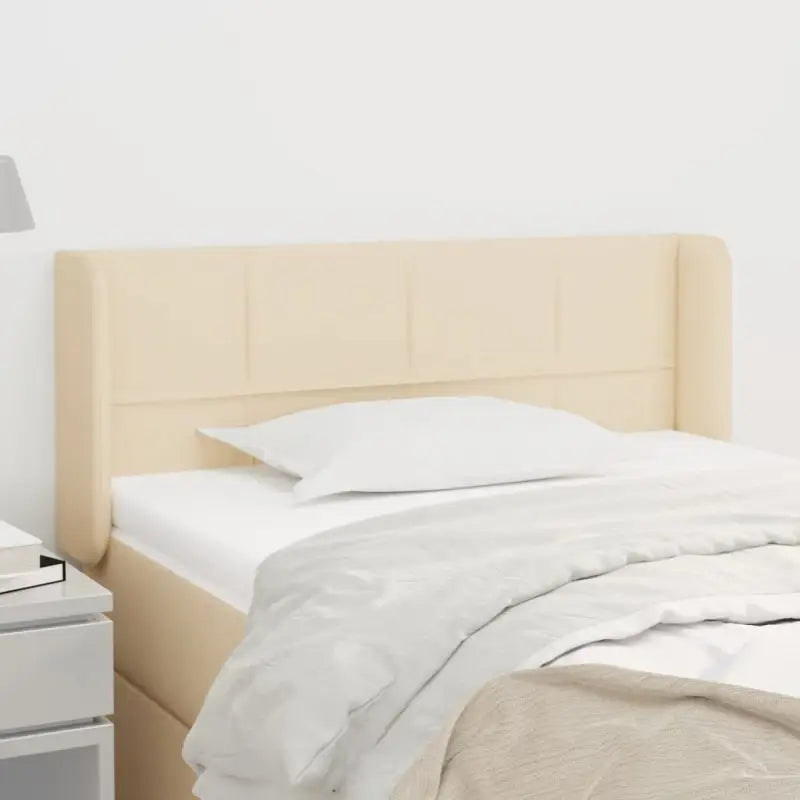 Hoofdborden en voetborden levering bevat met duurzaam en trendy ontwerp - Crème / 83 x 16 x 78/88 cm / 1 - Hoofdborden