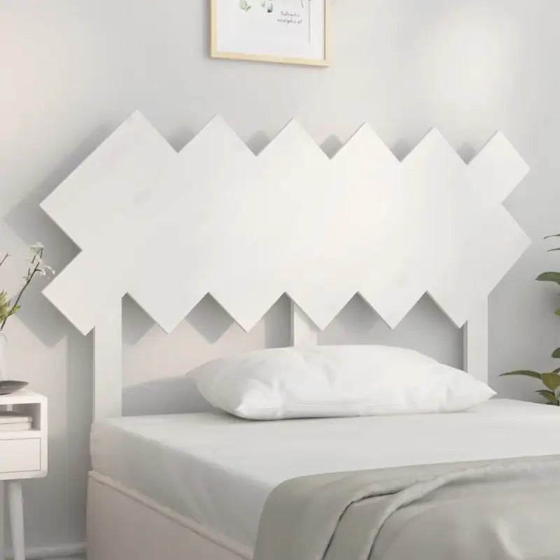 Hoofdborden en voetborden van massief grenenhout voor een trendy slaapkamer - Wit / 122.5 x 80.5 cm / 1 - Hoofdborden