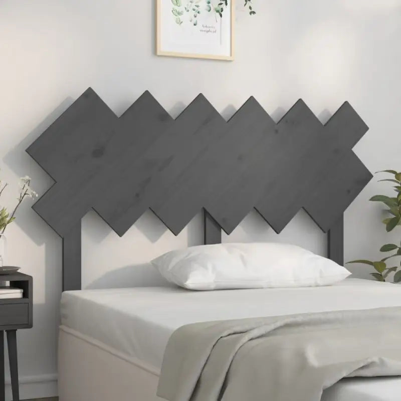Hoofdborden en voetborden van massief grenenhout voor een trendy slaapkamer - Grijs / 132 x 81 cm / 1 - Hoofdborden