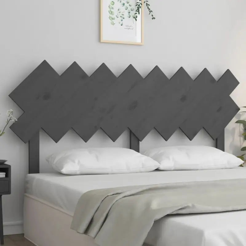 Hoofdborden en voetborden van massief grenenhout voor een trendy slaapkamer - Grijs / 159.5 x 80.5 cm / 1 - Hoofdborden